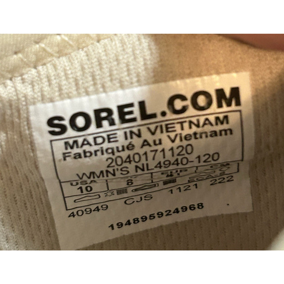 Sorel Kinetic Impact Lace Women’s Sneaker Shoes Natural Cactus Pink - Si - Picture 6 of 9